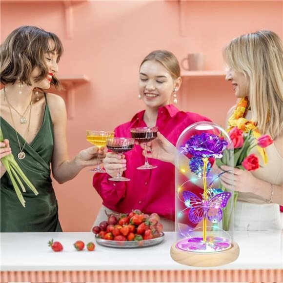 Valentines Day Gifts for Her,Valentines Day Flowers Gifts for Mom Women - Picture 6 of 7